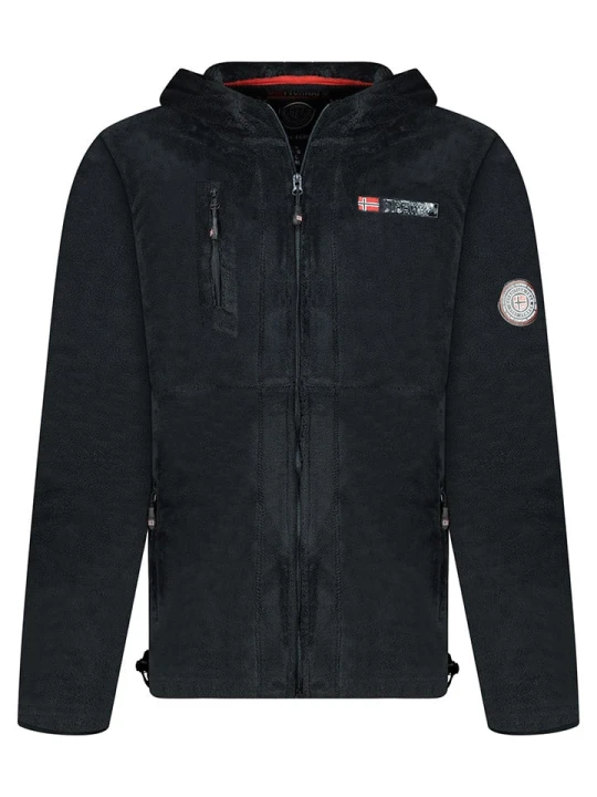 Zdjęcie produktu Geographical Norway Kurtka polarowa "Upload" w kolorze czarnym rozmiar: 164