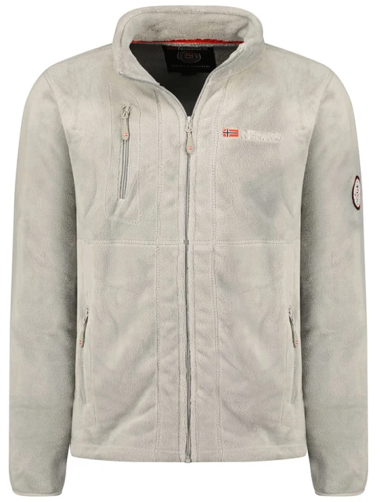 Zdjęcie produktu Geographical Norway Kurtka polarowa "Upload" w kolorze szarym rozmiar: XXL