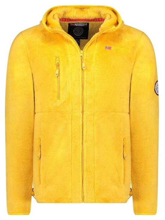 Zdjęcie produktu Geographical Norway Kurtka polarowa "Upload" w kolorze żółtym rozmiar: 128