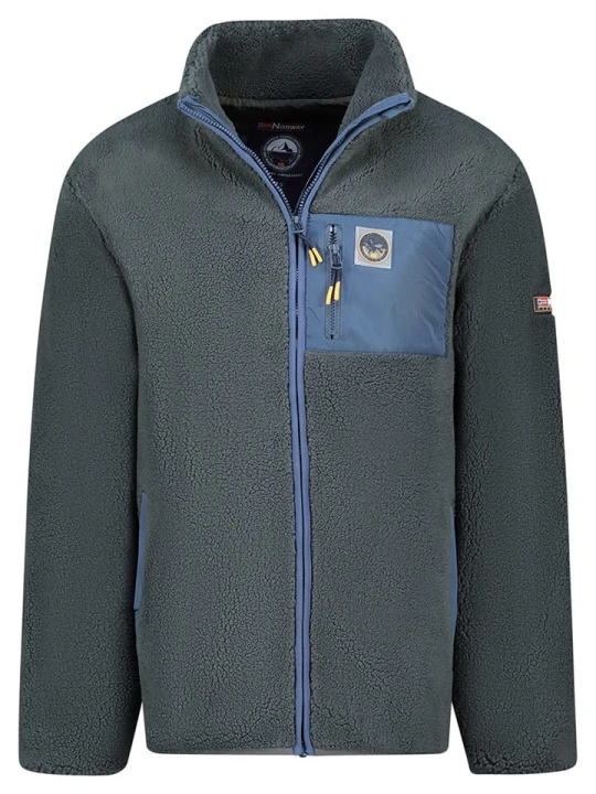 Zdjęcie produktu Geographical Norway Kurtka polarowa "Urock" w kolorze antracytowym rozmiar: XXL