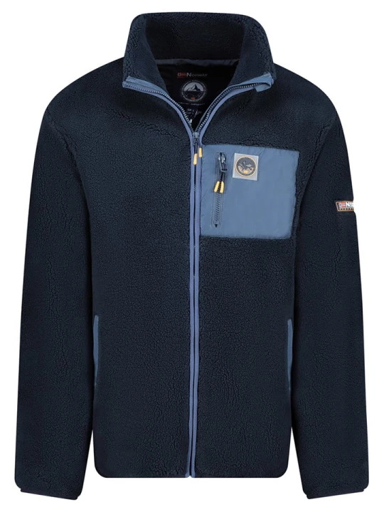 Zdjęcie produktu Geographical Norway Kurtka polarowa "Urock" w kolorze granatowym rozmiar: XL