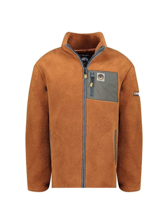 Zdjęcie produktu Geographical Norway Kurtka polarowa "Urock" w kolorze karmelowym rozmiar: 152