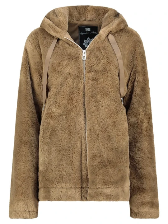 Zdjęcie produktu Geographical Norway Kurtka polarowa "Urose" w kolorze karmelowym rozmiar: S