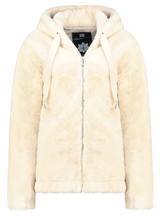 Zdjęcie produktu Geographical Norway Kurtka polarowa "Urose" w kolorze kremowym rozmiar: XXL