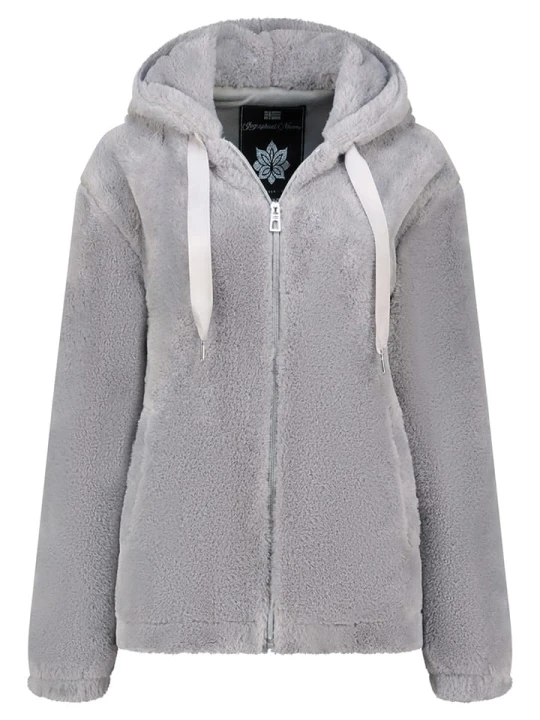 Zdjęcie produktu Geographical Norway Kurtka polarowa "Urose" w kolorze szarym rozmiar: L
