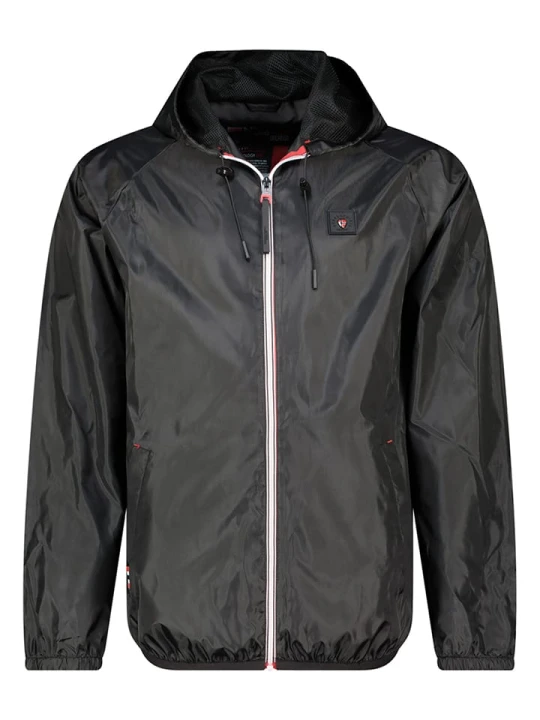 Zdjęcie produktu Geographical Norway Kurtka przeciwdeszczowa "Boatom" w kolorze czarnym rozmiar: M