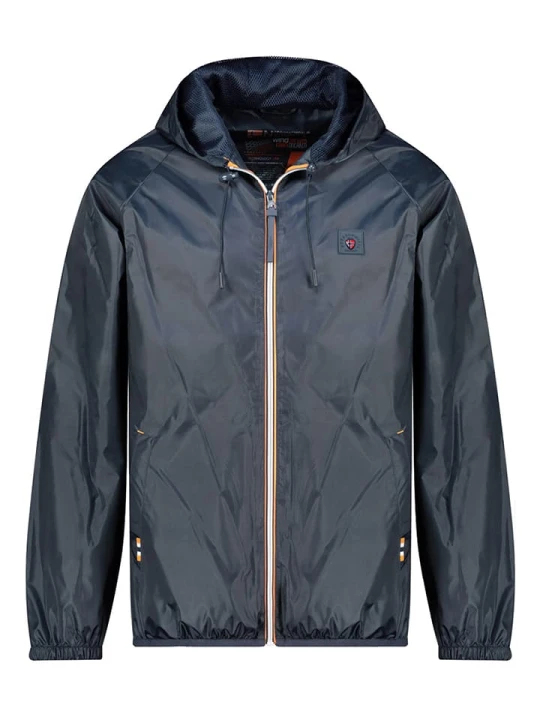 Zdjęcie produktu Geographical Norway Kurtka przeciwdeszczowa "Boatom" w kolorze granatowym rozmiar: 3XL