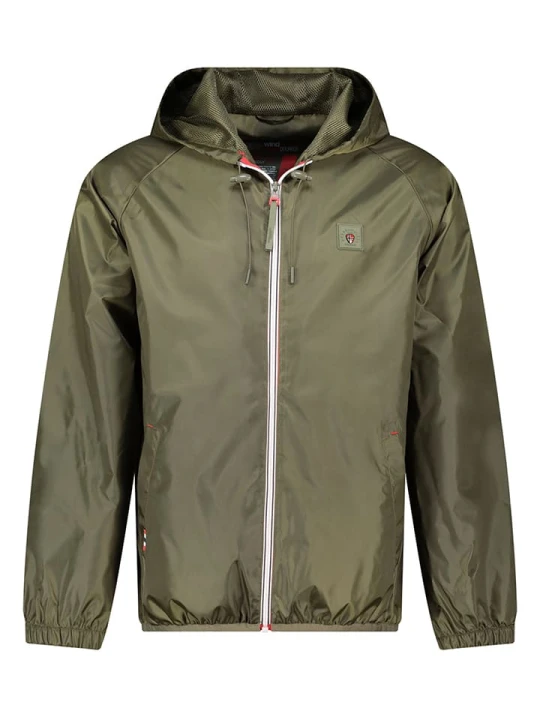 Zdjęcie produktu Geographical Norway Kurtka przeciwdeszczowa "Boatom" w kolorze khaki rozmiar: 3XL