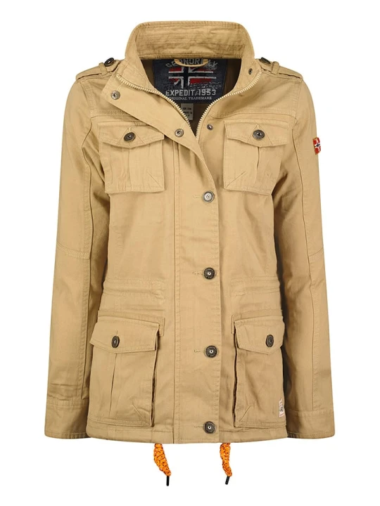 Zdjęcie produktu Geographical Norway Kurtka przejściowa "Arouchka" w kolorze beżowym rozmiar: S