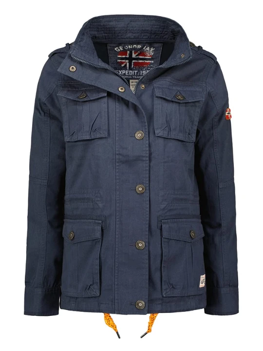 Zdjęcie produktu Geographical Norway Kurtka przejściowa "Arouchka" w kolorze granatowym rozmiar: M