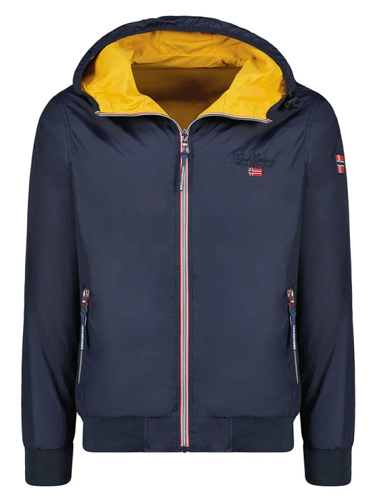 Zdjęcie produktu Geographical Norway Kurtka przejściowa "Arrivial" w kolorze granatowo-żółtym rozmiar: 128