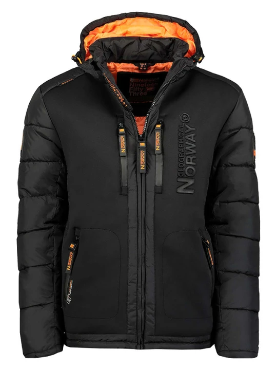 Zdjęcie produktu Geographical Norway Kurtka przejściowa "Beachwood" w kolorze czarnym rozmiar: 140