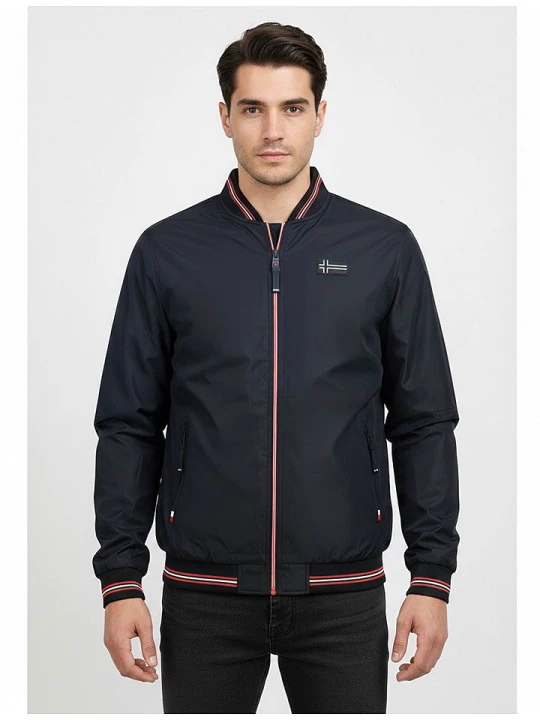 Zdjęcie produktu Geographical Norway Kurtka przejściowa "Dalente" w kolorze granatowym rozmiar: S