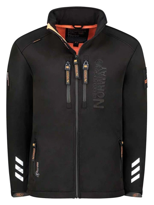 Zdjęcie produktu Geographical Norway Kurtka softshellowa "Richywood" w kolorze czarnym rozmiar: XXL