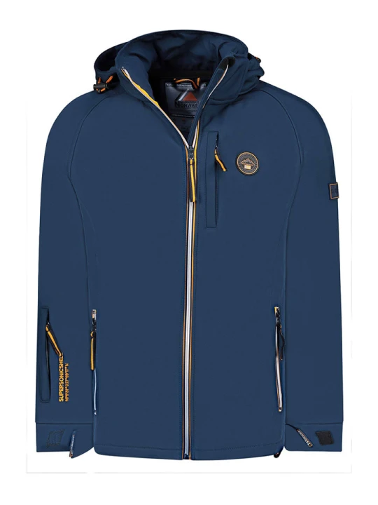 Zdjęcie produktu Geographical Norway Kurtka softshellowa "Tabim" w kolorze granatowym rozmiar: S