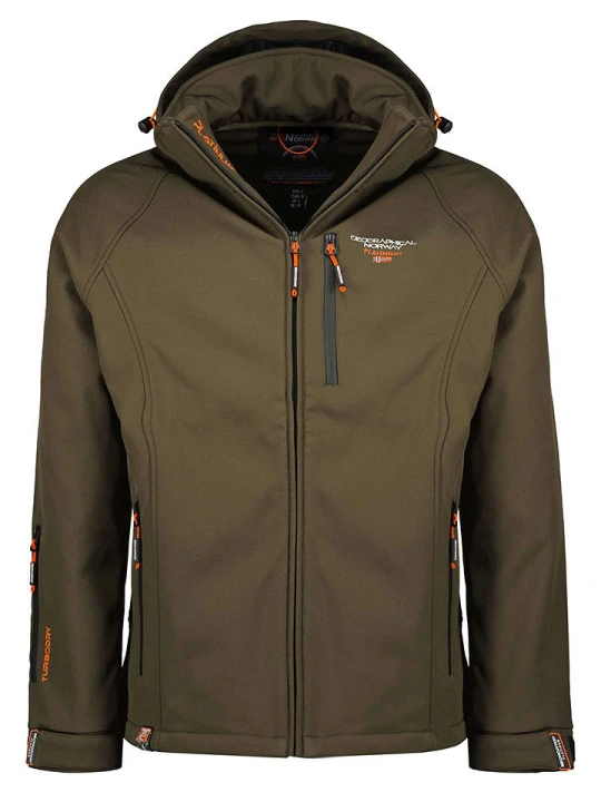 Zdjęcie produktu Geographical Norway Kurtka softshellowa "Taboo" w kolorze khaki rozmiar: S