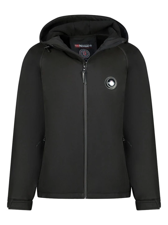 Zdjęcie produktu Geographical Norway Kurtka softshellowa "Tamigoglass" w kolorze czarnym rozmiar: XXL