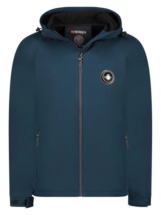 Zdjęcie produktu Geographical Norway Kurtka softshellowa "Tamigoglass" w kolorze granatowym rozmiar: XXL