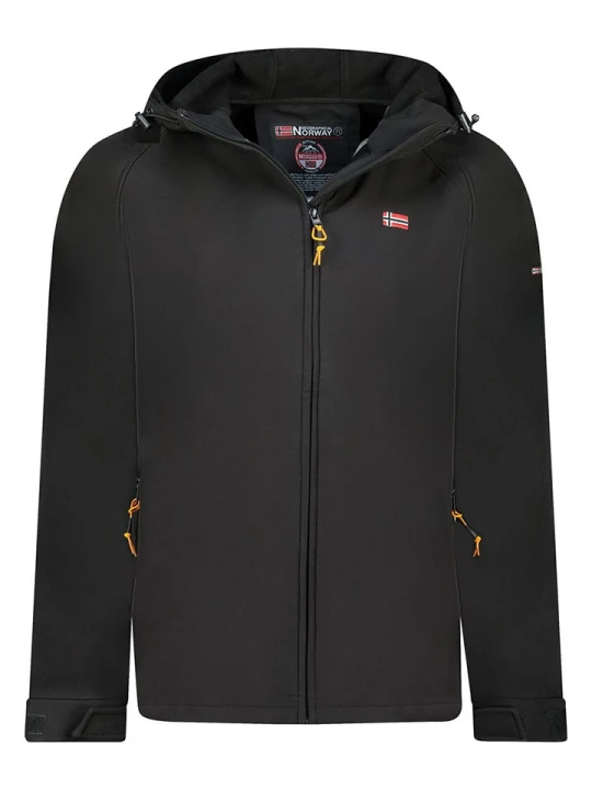 Zdjęcie produktu Geographical Norway Kurtka softshellowa "Tamigoglor" w kolorze czarnym rozmiar: XXL