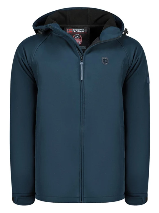 Zdjęcie produktu Geographical Norway Kurtka softshellowa "Tamigotal" w kolorze granatowym rozmiar: L