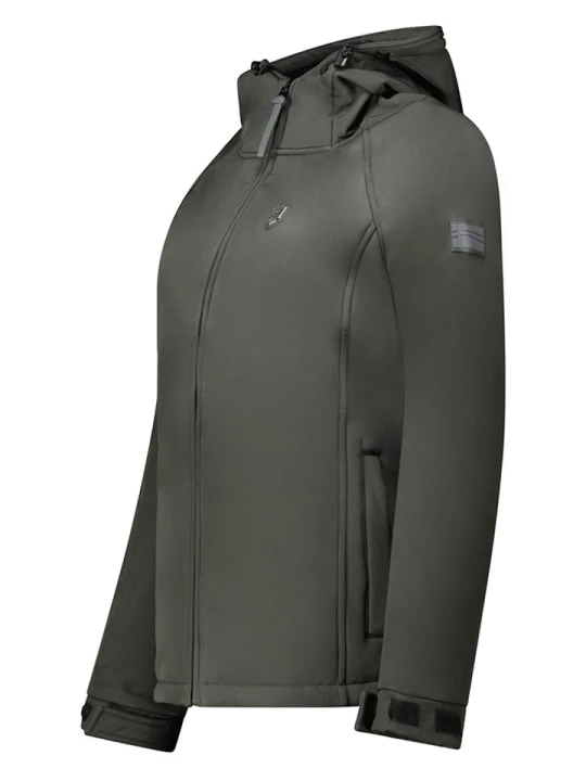 Zdjęcie produktu Geographical Norway Kurtka softshellowa "Tamilatal" w kolorze antracytowym rozmiar: XXL