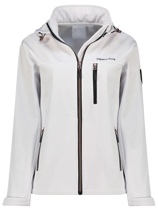 Zdjęcie produktu Geographical Norway Kurtka softshellowa "Tounia" w kolorze białym rozmiar: XL