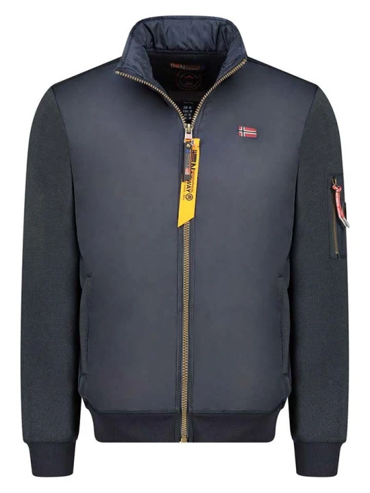 Zdjęcie produktu Geographical Norway Kurtka softshellowa "Tristian" w kolorze granatowym rozmiar: L
