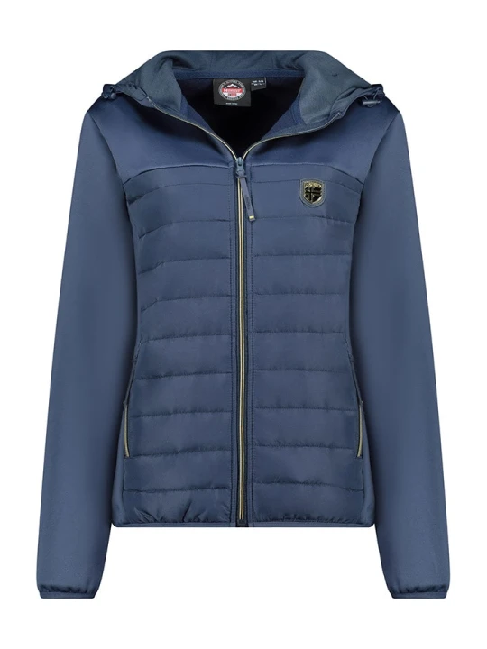 Zdjęcie produktu Geographical Norway Kurtka softshellowa "Typhosion" w kolorze granatowym rozmiar: L