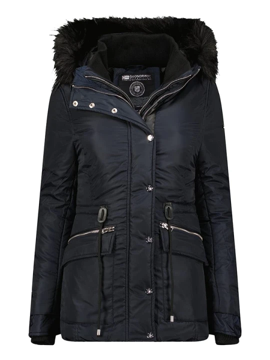 Zdjęcie produktu Geographical Norway Kurtka zimowa "Acam" w kolorze granatowym rozmiar: S