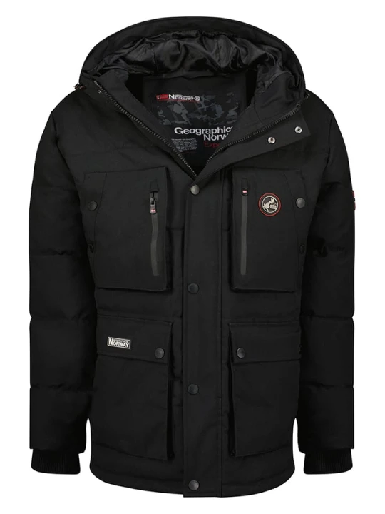 Zdjęcie produktu Geographical Norway Kurtka zimowa "Albert" w kolorze czarnym rozmiar: 152