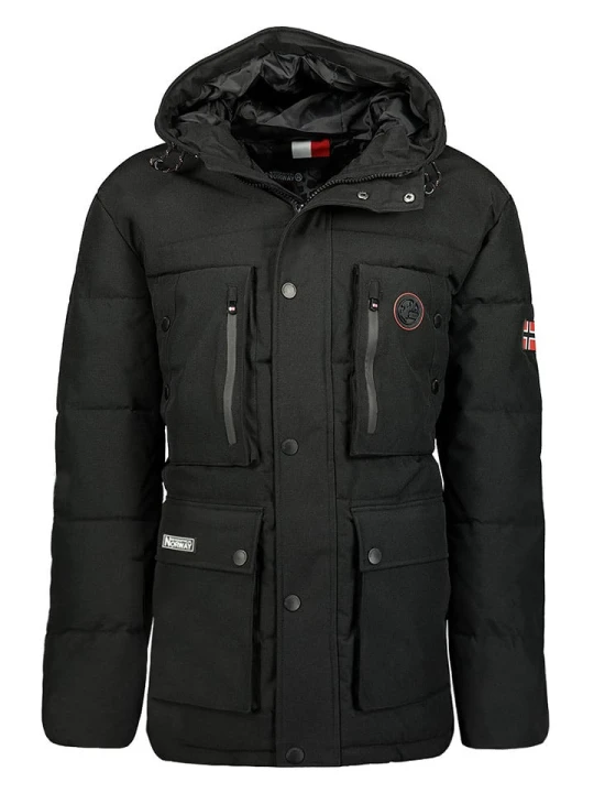 Zdjęcie produktu Geographical Norway Kurtka zimowa "Albert" w kolorze czarnym rozmiar: S