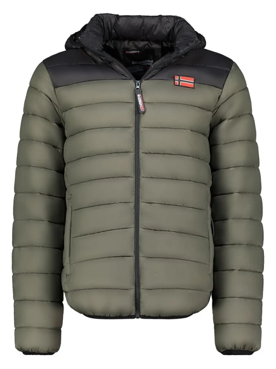 Zdjęcie produktu Geographical Norway Kurtka zimowa "Amigoclerc" w kolorze oliwkowym rozmiar: XL