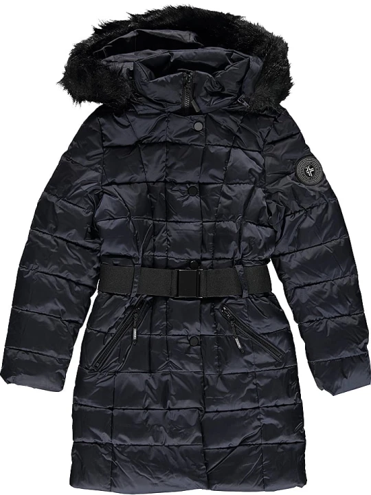 Zdjęcie produktu Geographical Norway Kurtka zimowa "Anemone" w kolorze granatowym rozmiar: 152