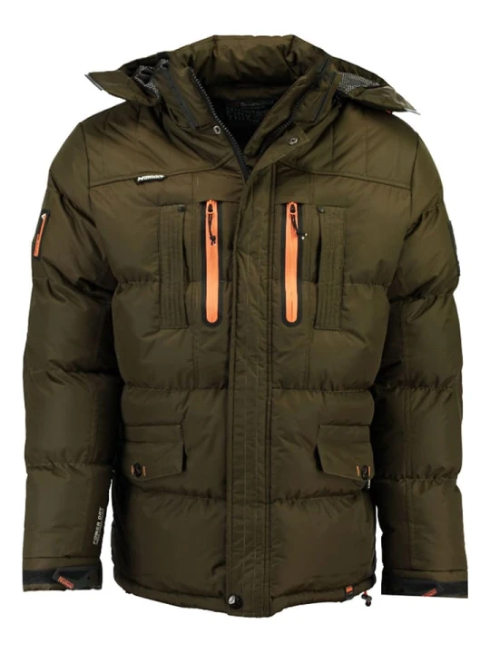 Zdjęcie produktu Geographical Norway Kurtka zimowa "Basilboli" w kolorze khaki rozmiar: S