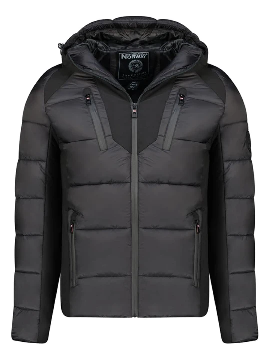 Zdjęcie produktu Geographical Norway Kurtka zimowa "Bastian" w kolorze czarnym rozmiar: XL