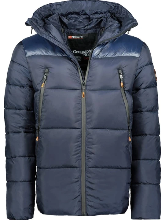 Zdjęcie produktu Geographical Norway Kurtka zimowa "Bayou" w kolorze granatowym rozmiar: L