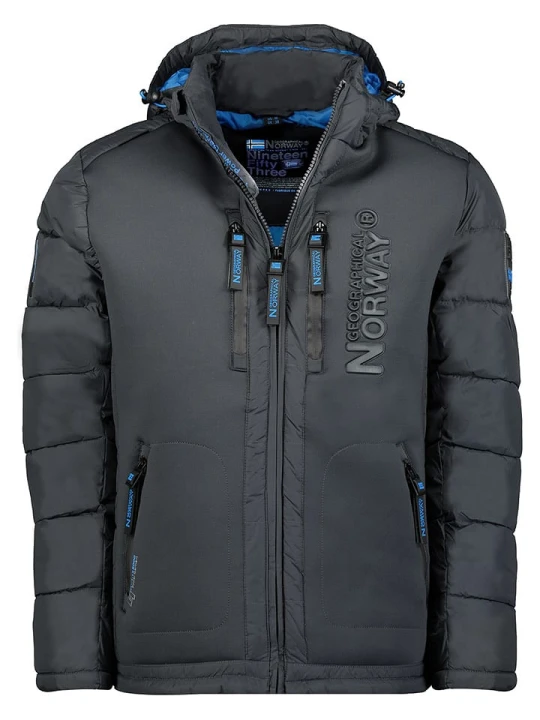Zdjęcie produktu Geographical Norway Kurtka zimowa "Beachwood" w kolorze antracytowym rozmiar: XL