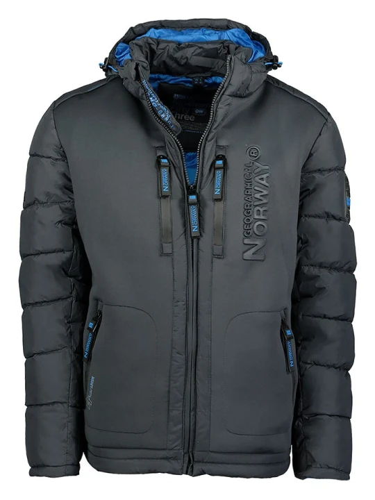 Zdjęcie produktu Geographical Norway Kurtka zimowa "Beachwood" w kolorze antracytowym rozmiar: L