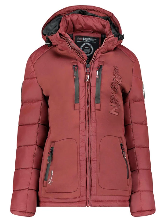 Zdjęcie produktu Geographical Norway Kurtka zimowa "Beachwood" w kolorze bordowym rozmiar: S