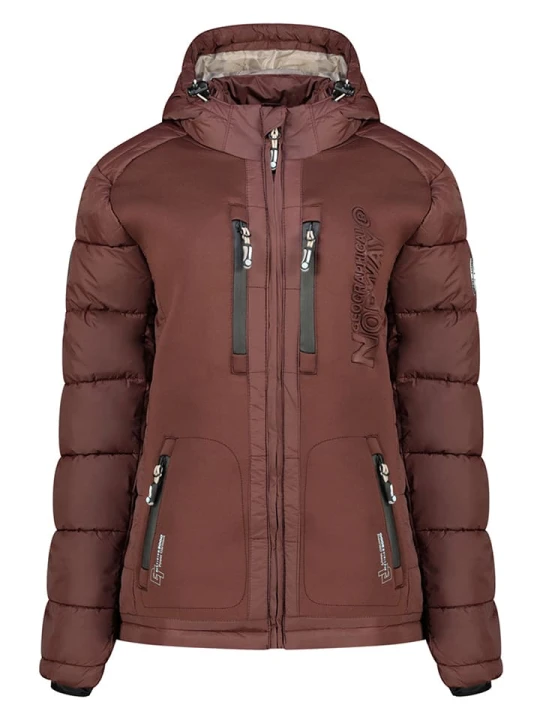 Zdjęcie produktu Geographical Norway Kurtka zimowa "Beachwood" w kolorze brązowym rozmiar: XXL