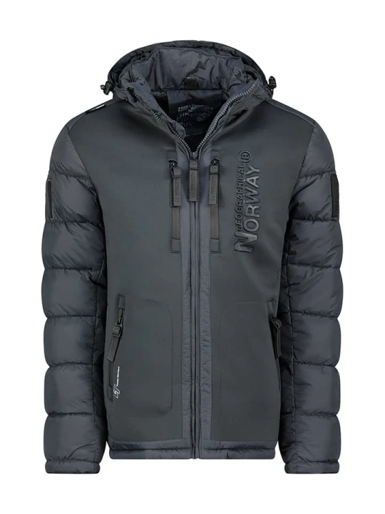 Zdjęcie produktu Geographical Norway Kurtka zimowa "Beachwood" w kolorze ciemnoszarym rozmiar: 3XL