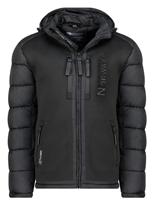 Zdjęcie produktu Geographical Norway Kurtka zimowa "Beachwood" w kolorze czarnym rozmiar: S