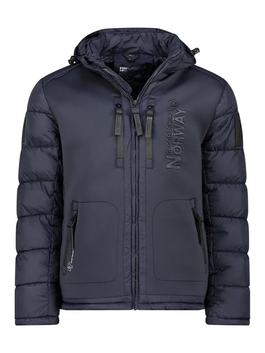 Zdjęcie produktu Geographical Norway Kurtka zimowa "Beachwood" w kolorze granatowym rozmiar: M
