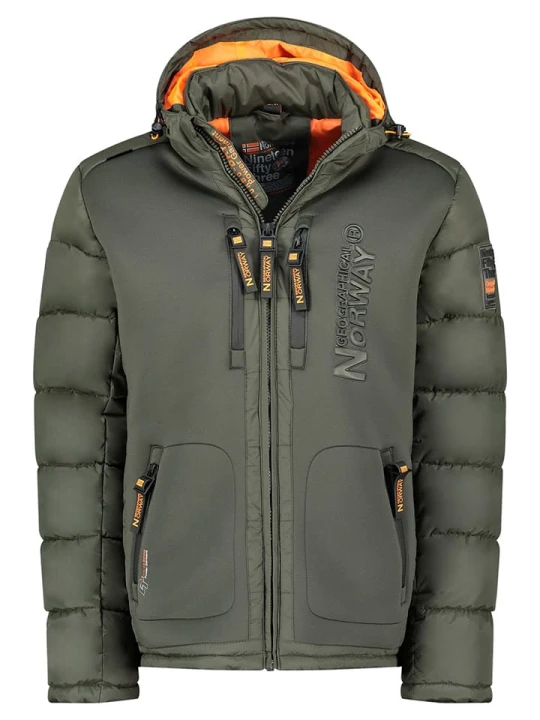 Zdjęcie produktu Geographical Norway Kurtka zimowa "Beachwood" w kolorze khaki rozmiar: 128