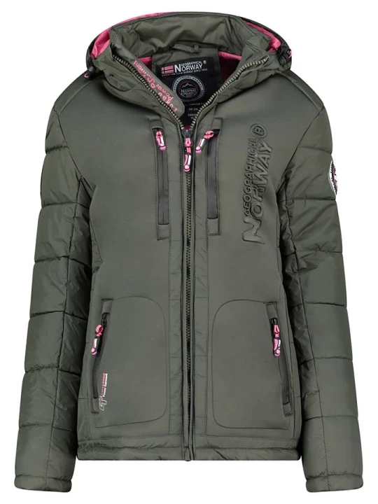 Zdjęcie produktu Geographical Norway Kurtka zimowa "Beachwood" w kolorze khaki rozmiar: M