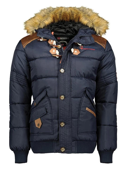 Zdjęcie produktu Geographical Norway Kurtka zimowa "Belphegore" w kolorze granatowym rozmiar: XXL