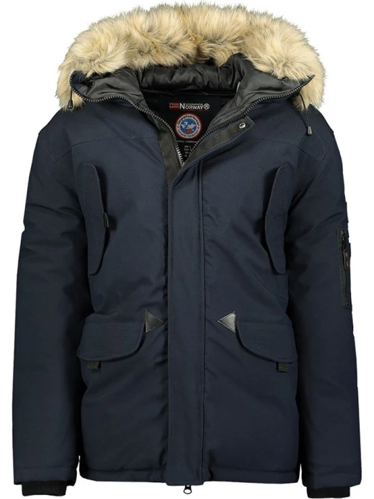 Zdjęcie produktu Geographical Norway Kurtka zimowa "Bernar" w kolorze granatowym rozmiar: XXL