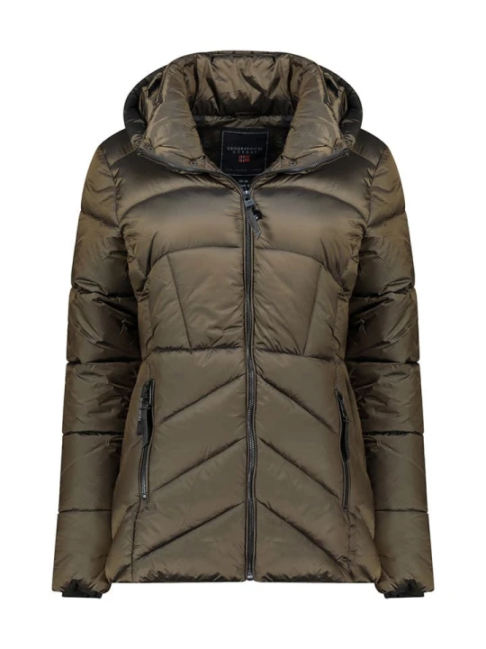 Zdjęcie produktu Geographical Norway Kurtka zimowa "Blanche" w kolorze khaki rozmiar: S