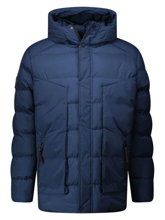 Zdjęcie produktu Geographical Norway Kurtka zimowa "Blossom" w kolorze niebieskim rozmiar: S