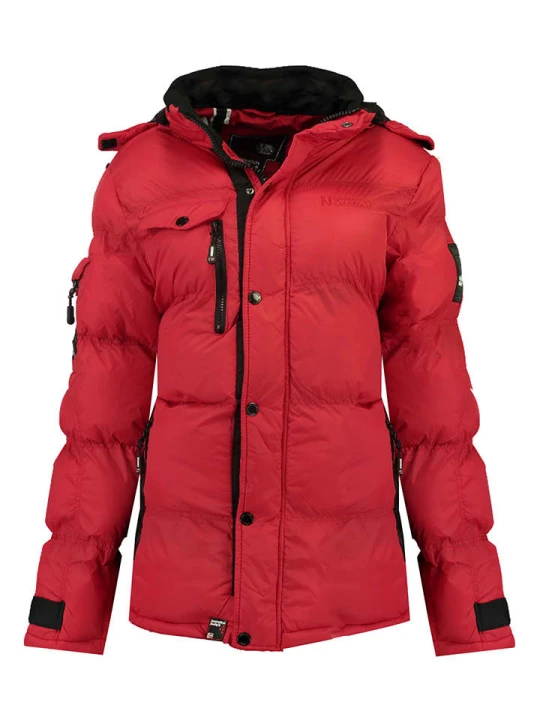 Zdjęcie produktu Geographical Norway Kurtka zimowa "Bonapart" w kolorze czerwonym rozmiar: M